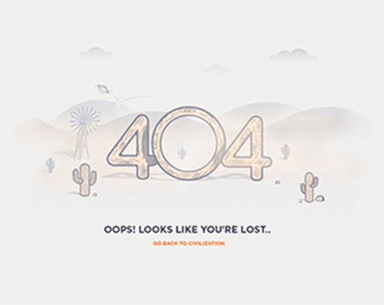 看到这些创意的404页面设计，就算网页打不开也没关系